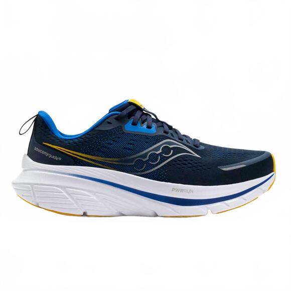 NEW SAUCONY men's guide 18 shoes in navy/skydiver